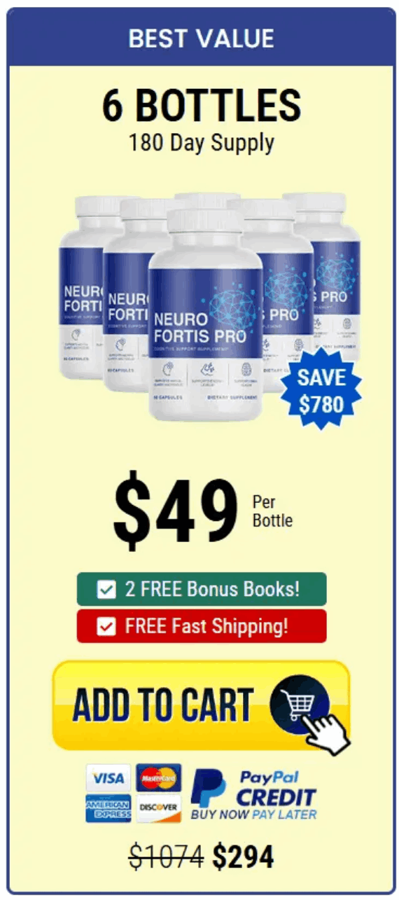 Neuro Fortis Pro- order-now-( One Hundred Eighty Days Supply)-image